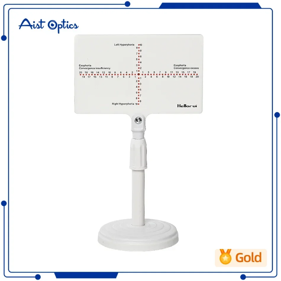 Ophthalmic Torrington Block Phoria Strabismus AC/A Test ToolOptometry Inspection Board Charts Vision Tester Near Anisophorias