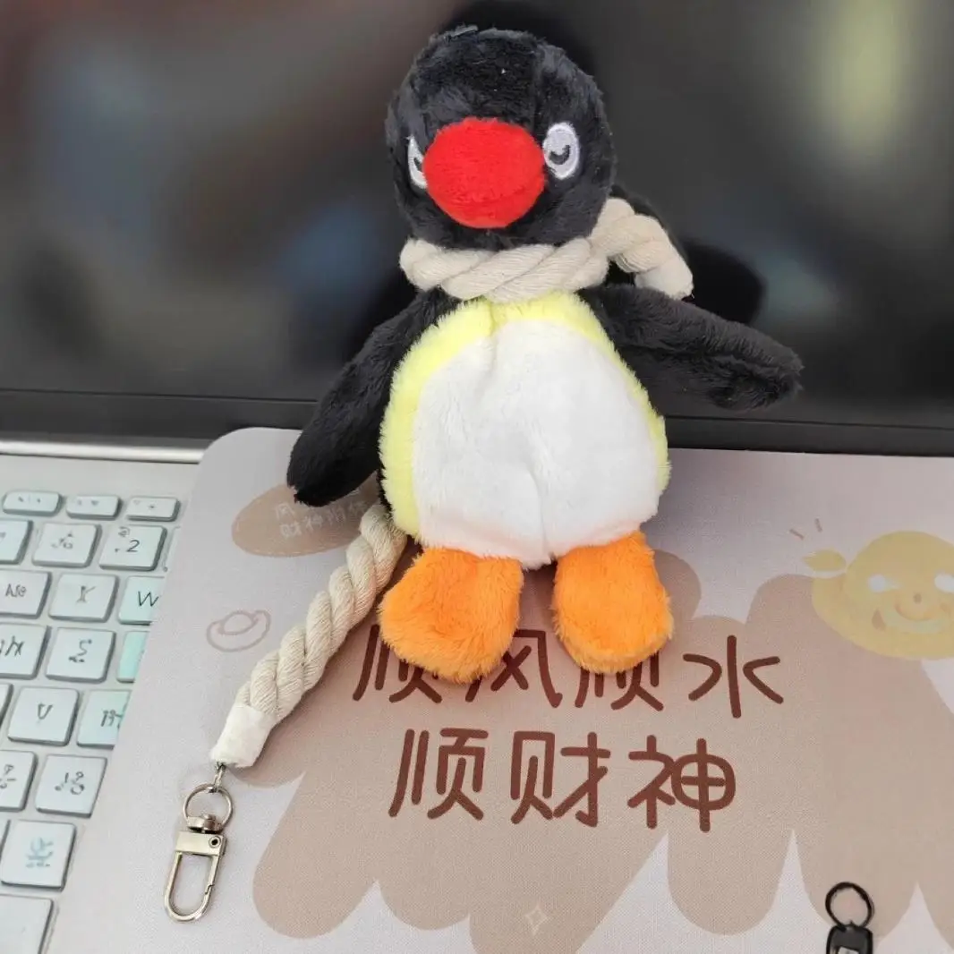 Porte-clés en peluche pingouin de 16cm, poupée pingouin, pendentif de sac à dos, Animal créatif, accessoires de sac pour garçons et filles, cadeaux