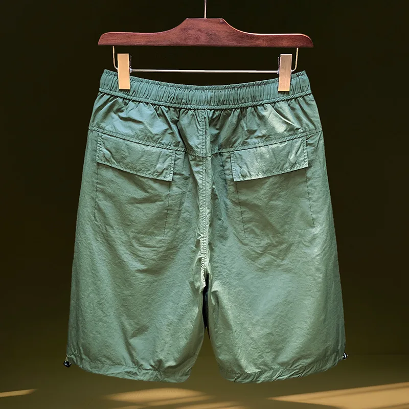 

Рабочие шорты мужские модные брендовые свободные летние тонкие, новые быстросохнущие повседневные шорты с несколькими карманами 2023 года