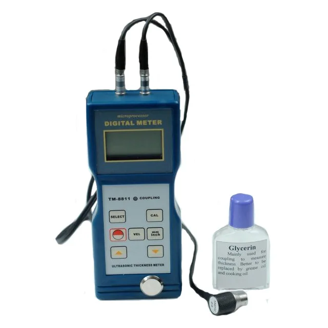 

TM 8811 Portable Digital wall thickness gauge, Width Measuring Instruments, test steel, cast iron, aluminum etc.