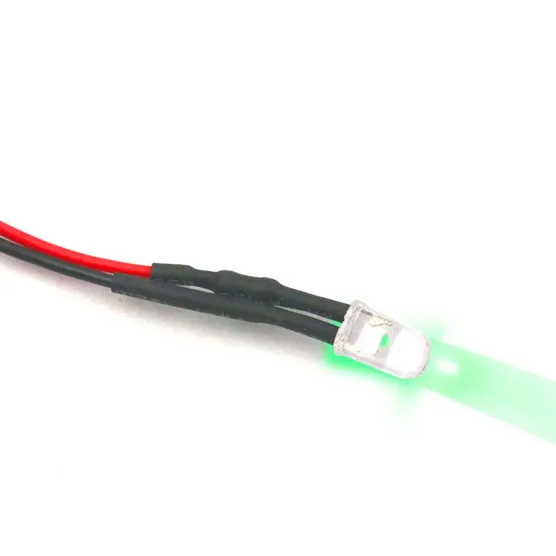 1Pcs 5Mm Light-Emitting Diode Led Met Draad Lamp Kralen Model Decoratieve Voor Diy Home Decoratie DC12V