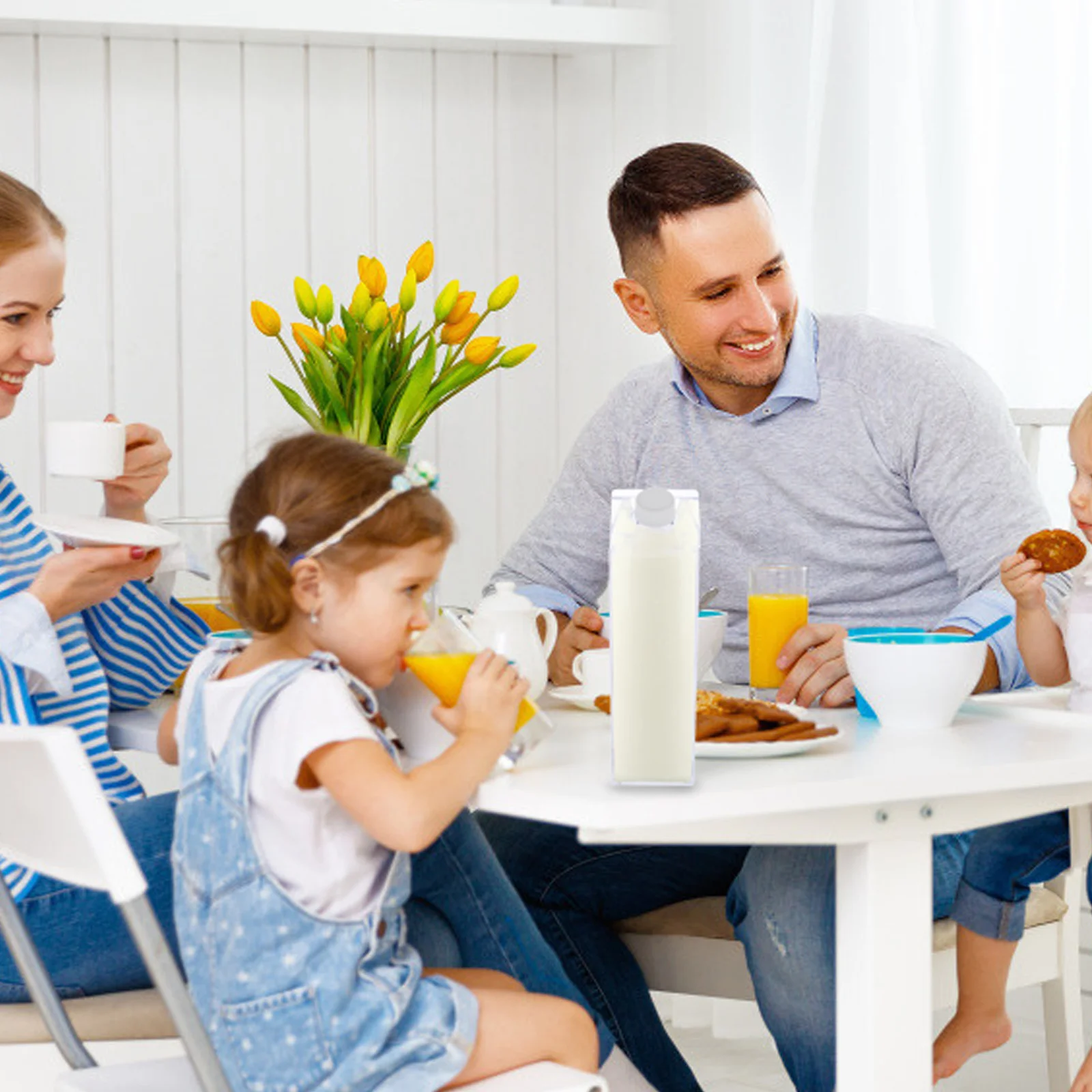 

2Pcs Heart Milk Cup Transparent Leakproof Beverage Bottle Container for Travel Picnic Cold Drinks Storage