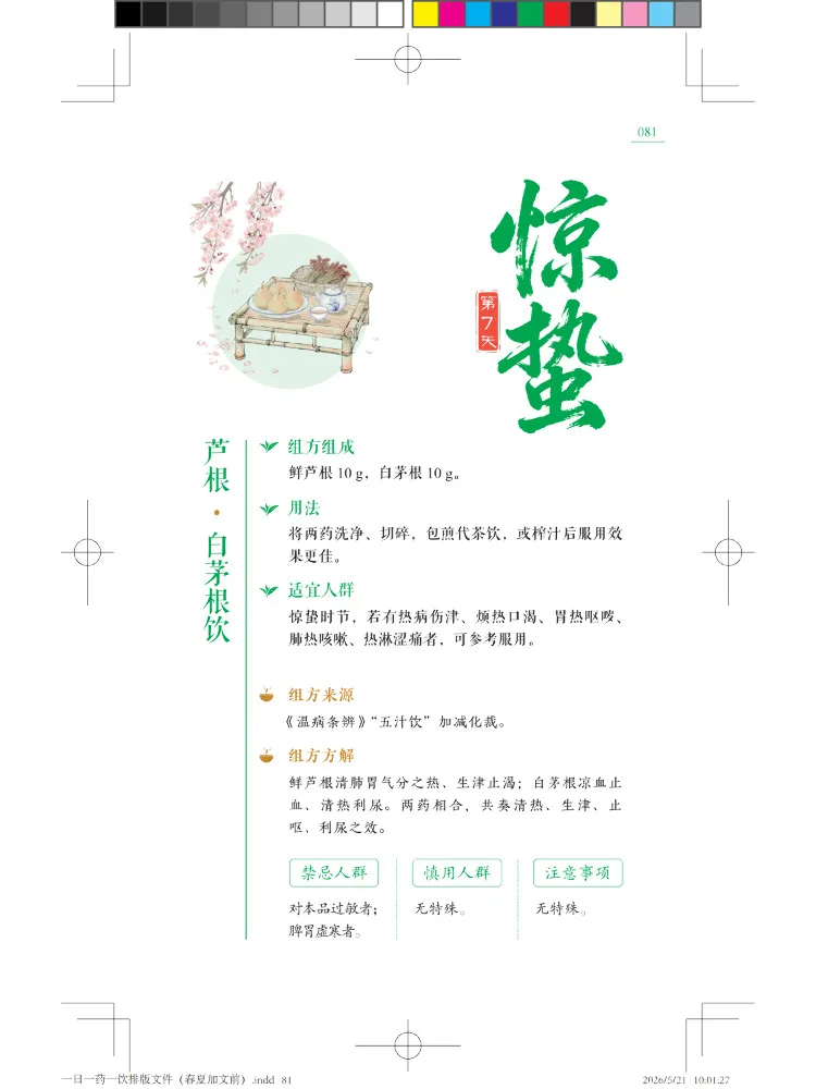 Book-Winshare One Day One Medicine One Drink Popular Science on Traditional Chinese Medicine Health Preservation