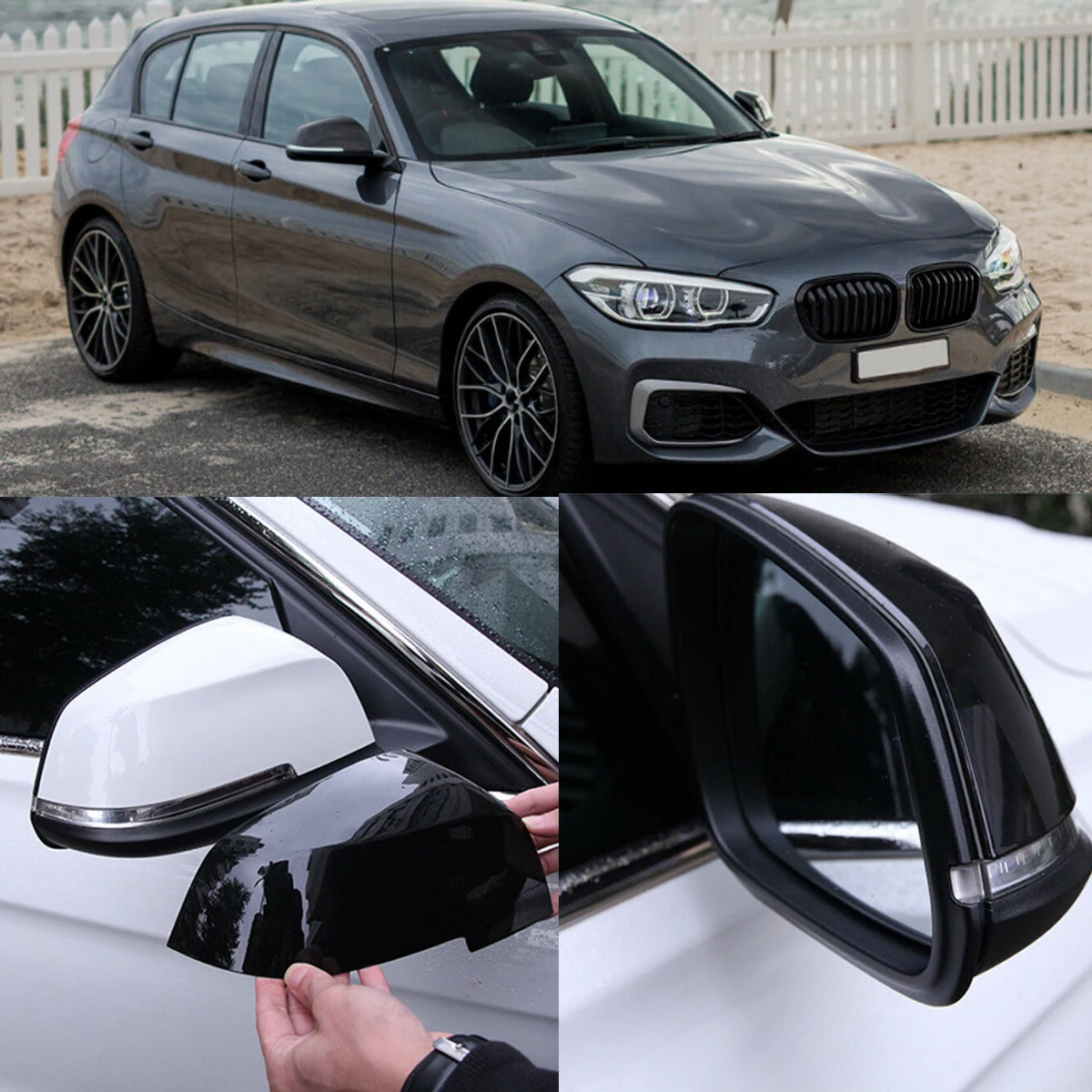 

Gloss Black Wing Mirror Cover For BMW 1 2 3 4 Series F20 F21 F22 F30 F32 F36 120i 220i 320i 420i 2013-2020 Rearview Mirror Cap