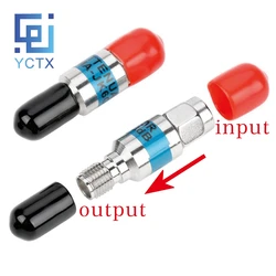 2W DC-6GHz SMA Male to SMA Female Coaxial RF Attenuator /10/15/20/25/30db with SMA Fixed Connectors for Wireless Communication