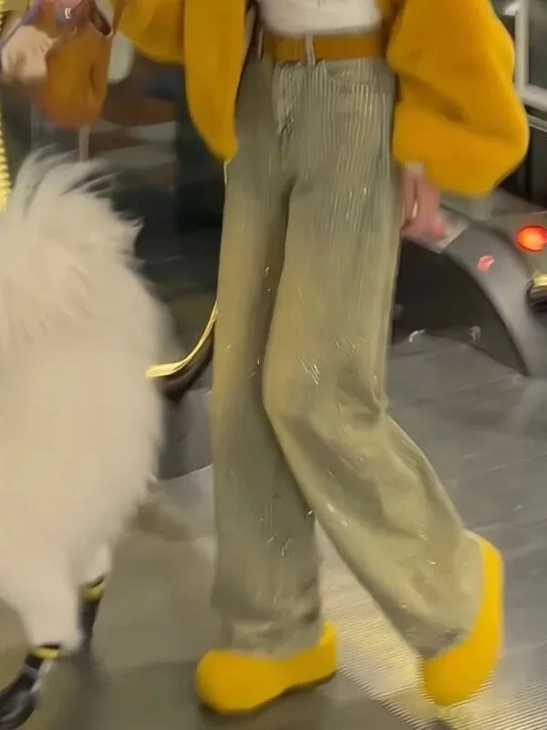 

Ретро-джинсы с американскими стразами для женщин, весна 2026, новые, с 3D-стразами, широкие штанины, модные, с высокой талией, на молнии