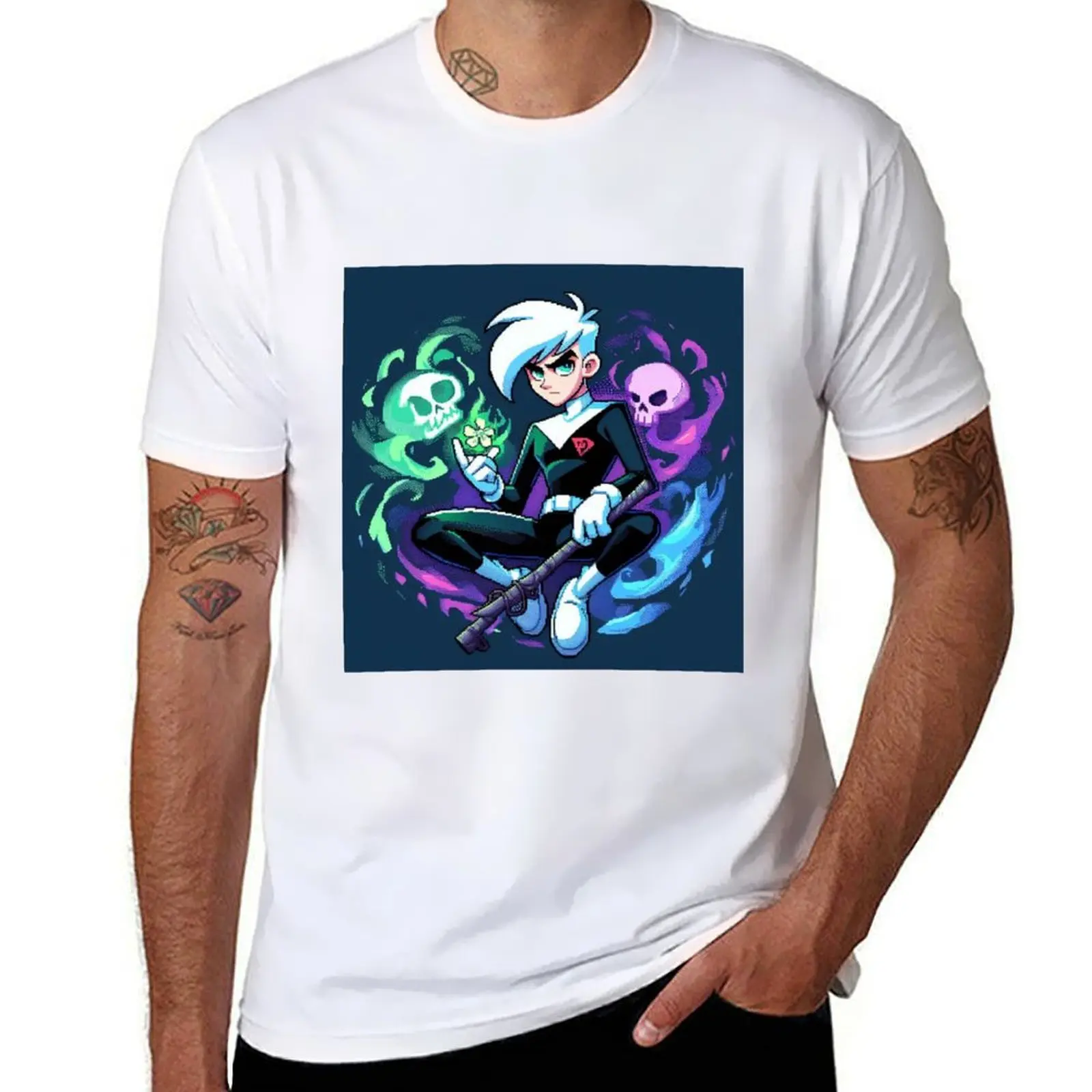 

Danny Phantom T-Shirt mens graphic t shirts t shirts for man cotton funny black cotton t-shirt plain for man package T-Shirt