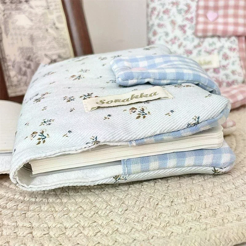 ปกสมุดพกพา A6 ลายดอกไม้ทำมือ สำหรับสมุดบันทึก ไดอารี่ พร้อมช่องเก็บของและของตกแต่งแบบแขวน