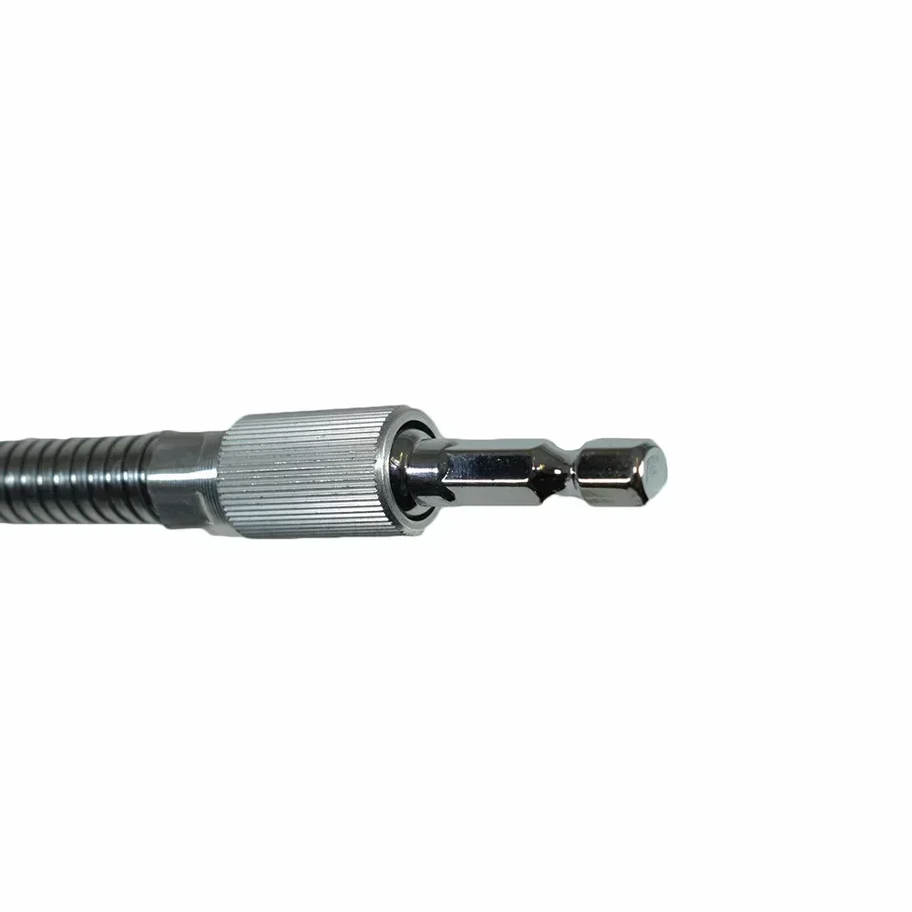 300mm Flexible Shaft Hex Bit Holder 14 Inch Screwdriver Bit Extension For Use With Standard Quarter Inch Bits And Power Tools