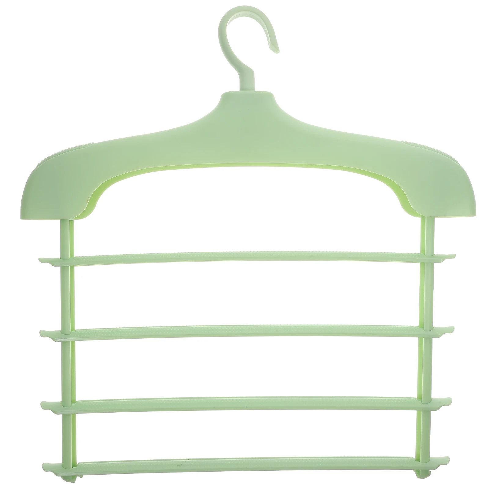

Clothes Hangers PP Material Closet Organization Space Saving Pants Jeans Trousers Non Slip Suitable All Sizes Kids Adults