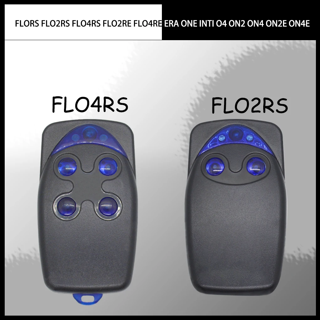 FLORS FLO2RS FLO4RS FLO2REFLO4RE ERA ONE INTI O4 ON2 ON4ON2E ON4E 433.92MHz Rolling codeelectric garage remote control