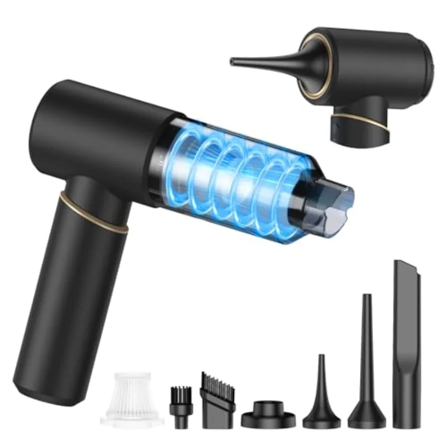 

Brushl Handheld Vacuum, 15000Pa Strong Suction Cordl Car Vacuum with 2 Modes, 0.67lbs Ultra-Lightweight Mini Portable Vacuum Cl