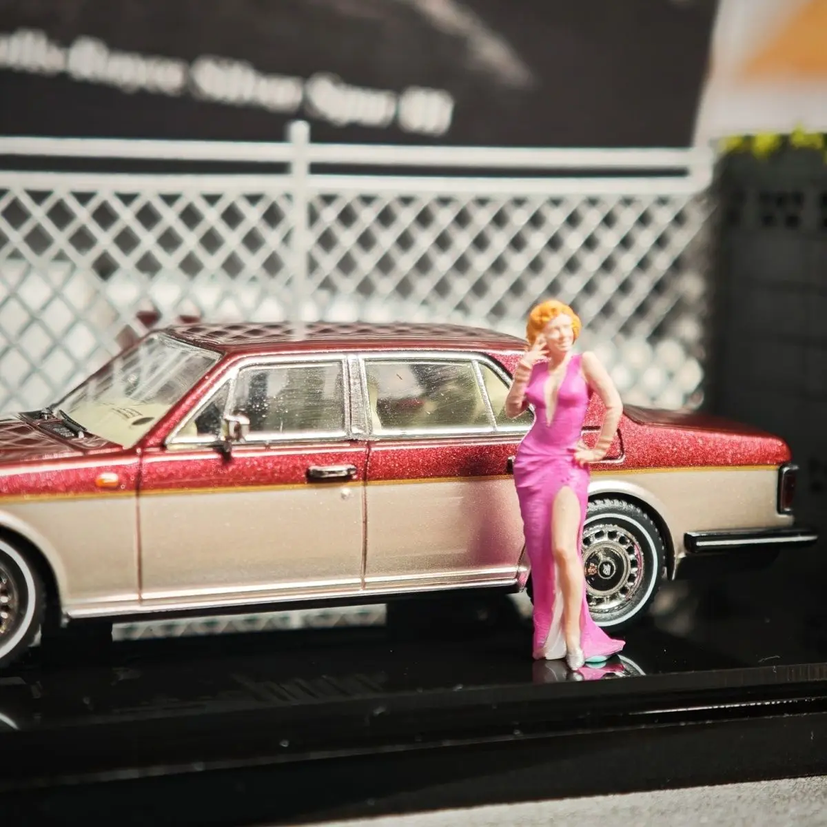 Puntelli di scena Monroe con figurine diorama in miniatura in resina 1/64