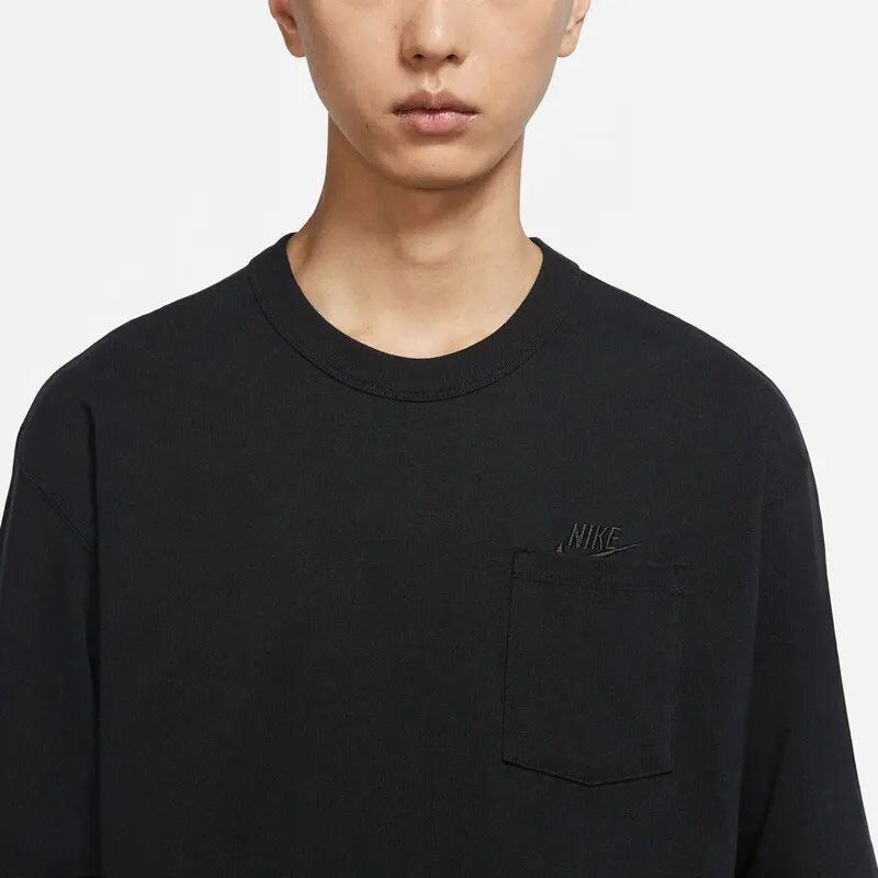 نايك حقيقية الخريف الرجال الرياضة تنفس عارضة جولة الرقبة البلوز بسيط DR7930-440