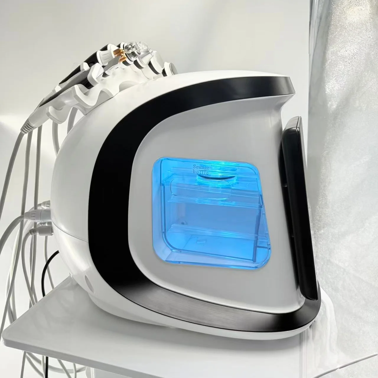 Wasser Hydra Dermabrasionsmaschine Sauerstoff Eisblau Smart Jet Aqua Peeling Kleine Blasen Mikroströme für Gesichtsreinigungsgerät