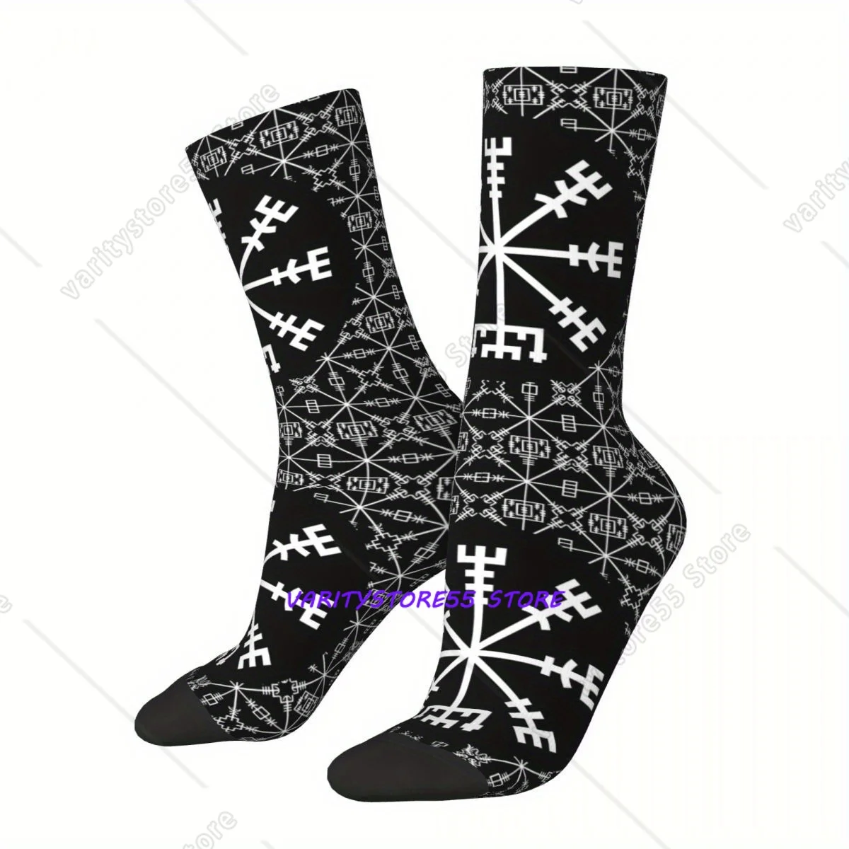 Compass Vegvisir Unisex Winter Socks Outdoor Happy Socks Street Style Sock