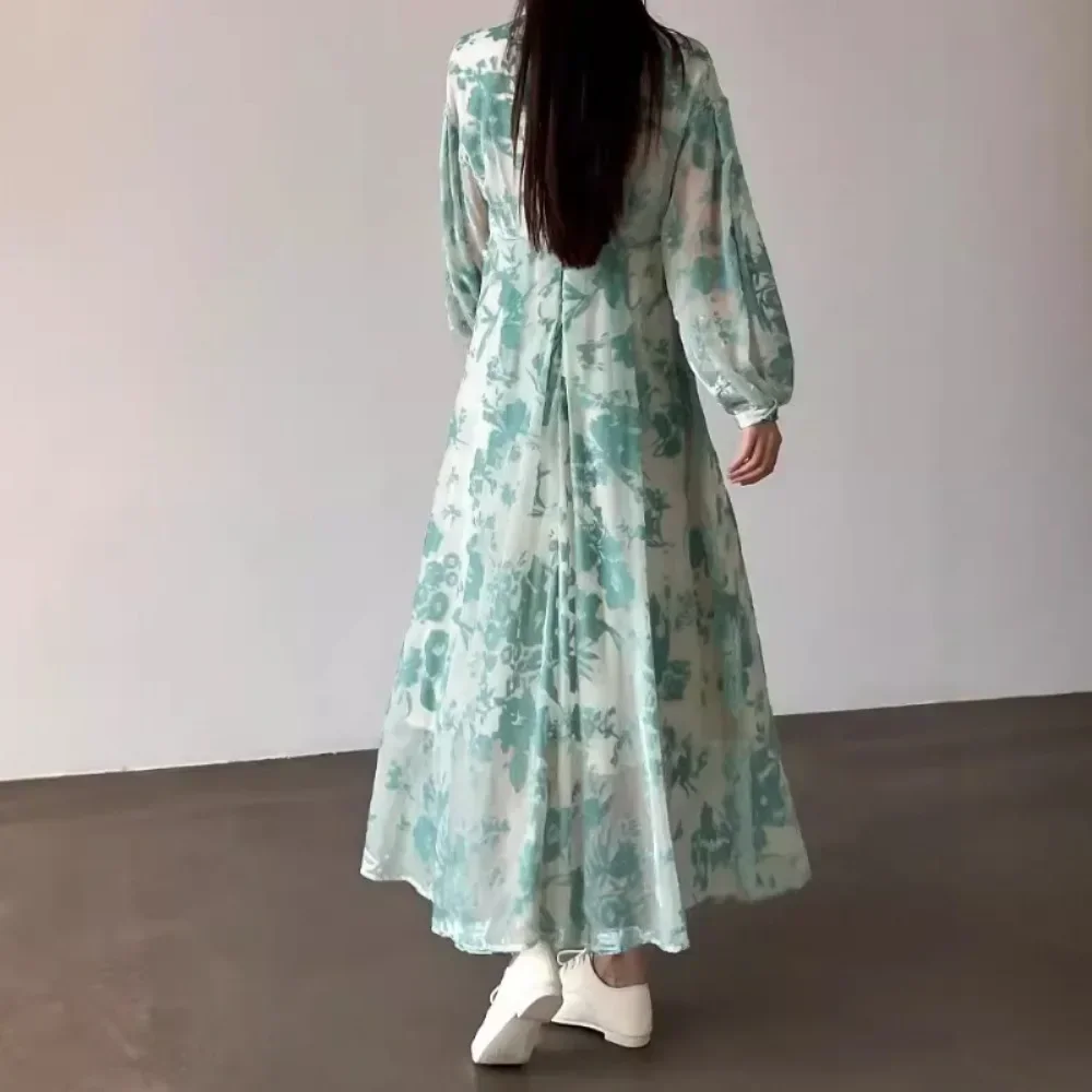 Robe Éducative en Velours à Manches sulfpour Femme, Tenue Élégante, Douce, Col Rond, Japon, Nouvelle Collection Automne 2025