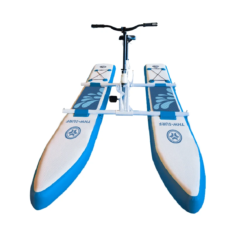 Esercizio d'acqua gonfiabile river sea Bike Swan Pedal Boat 1 or2 Person Hydro Bikes