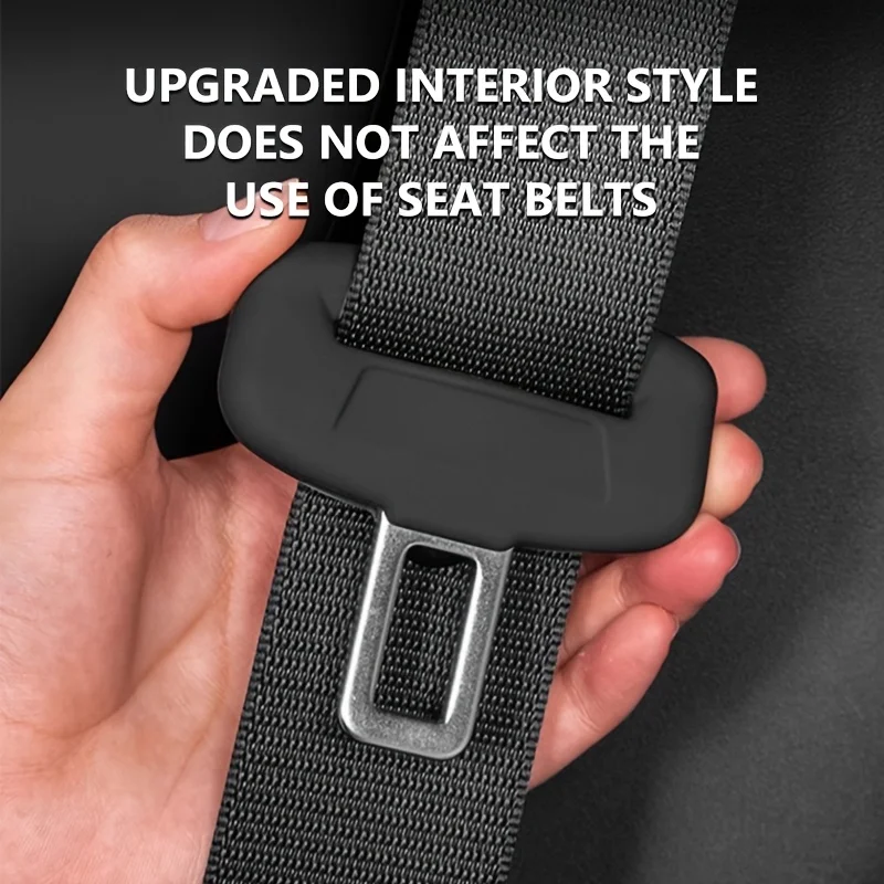 

Car Seat Belt Buckle Protector Cover Car Seat Belt Anti-Collision Protector Seatbelt Buckle Cover Silicone Interior Accessories