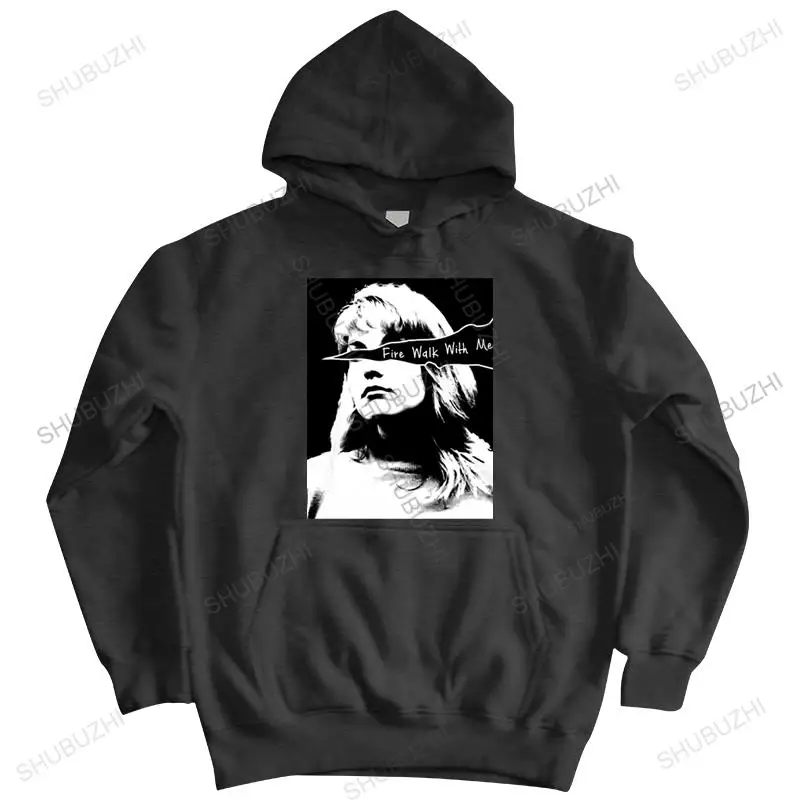 Bawełniane bluzy z kapturem marki homme modne podwójne szczyty z zamkiem błyskawicznym dla mężczyzn Laura Palmer na spacer z kurtka Harajuku unisex