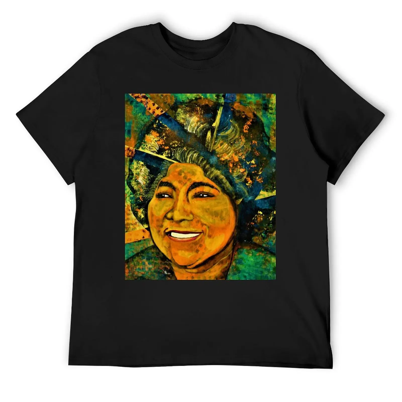 

MAHALIA JACKSON (Poppin Portrait) T-Shirt tops plus sizes plus size clothes summer tops Men's t-shirt