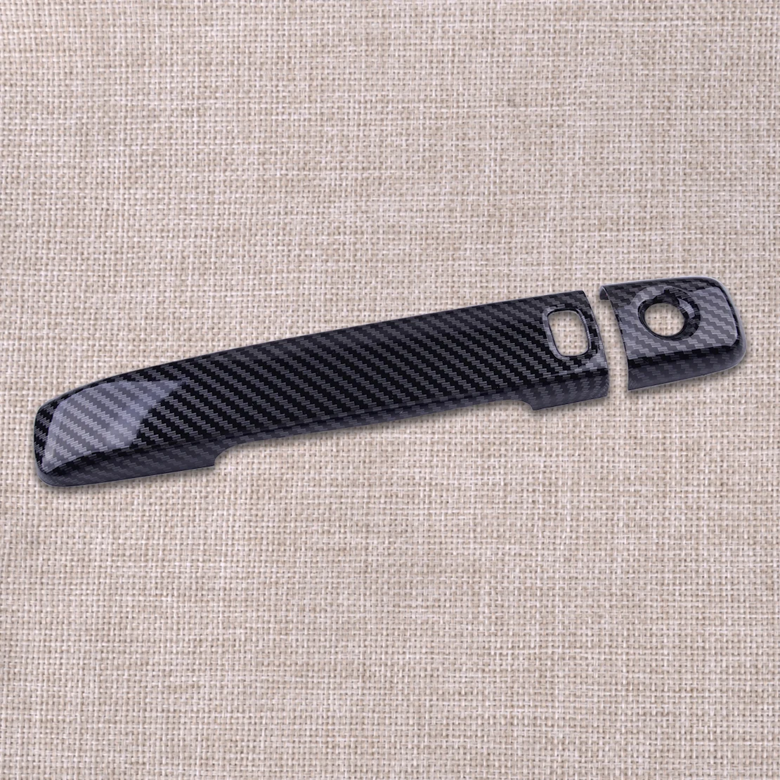 1 Pair Carbon Fiber Style Car Exterior Smart Door Handle Cover Trim ABS Fit for Infiniti G37 Coupe Convertible IPL 2008-2013