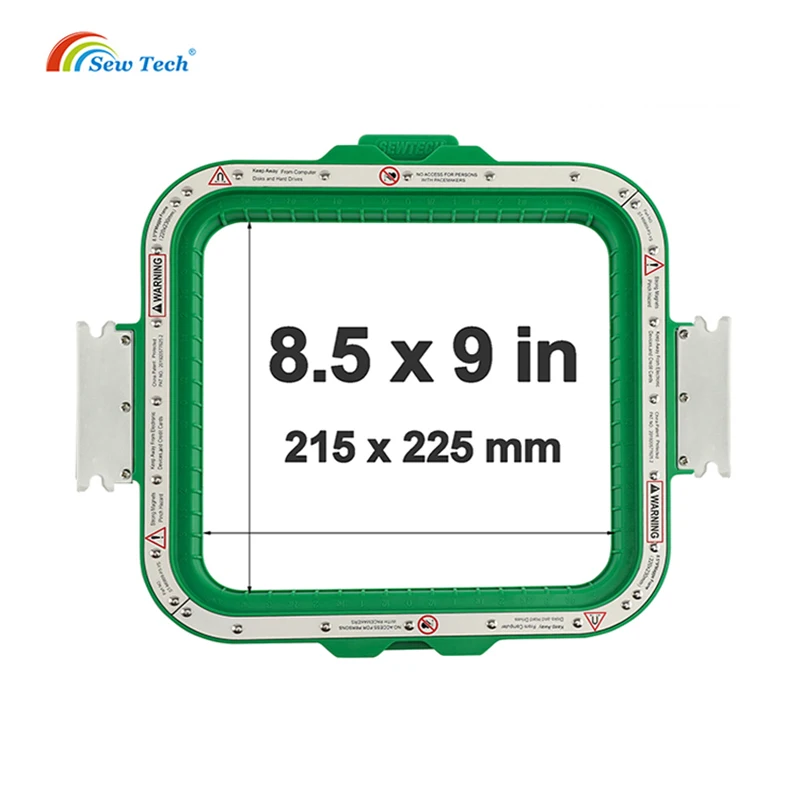 Sew Tech Magnetic Hoops for Embroidery Machine with HO-Style Brackets, Maggie Frame Mighty Hoops Embroidery Magnet Frames