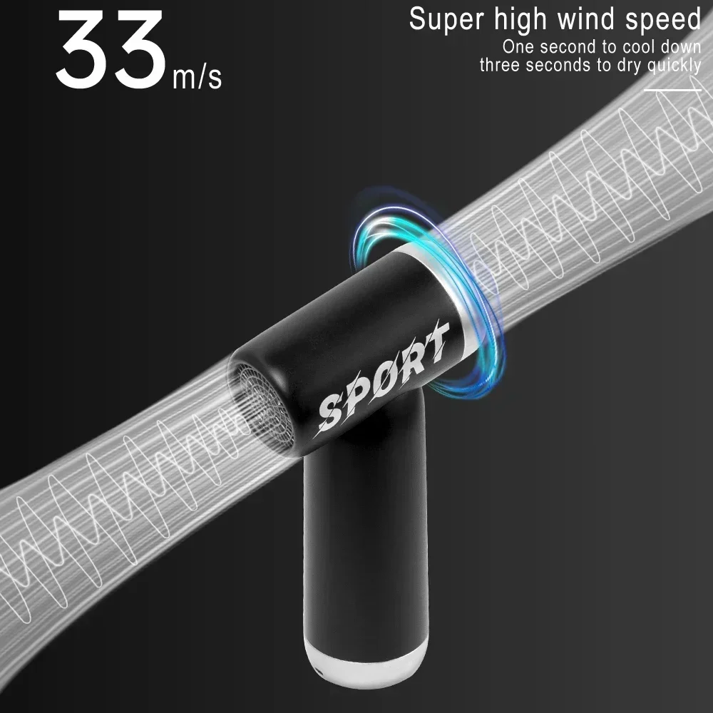 Mini ventilador con mango turbo