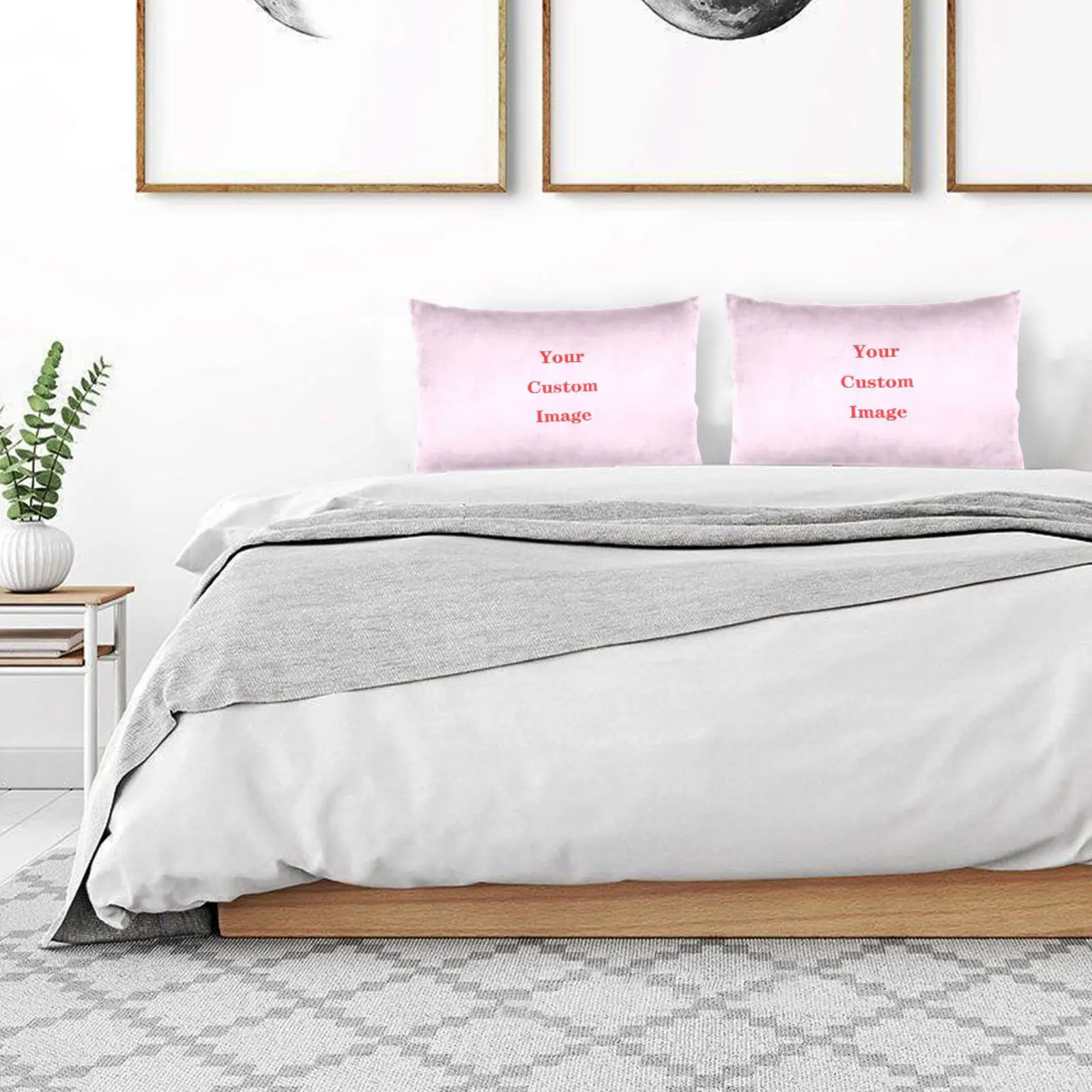 Federa personalizzata Stampa Multi formato Immagine personalizzata Federa regalo Set biancheria da letto Divano Copricuscino Busta Decorazioni per la casa Dropshipping