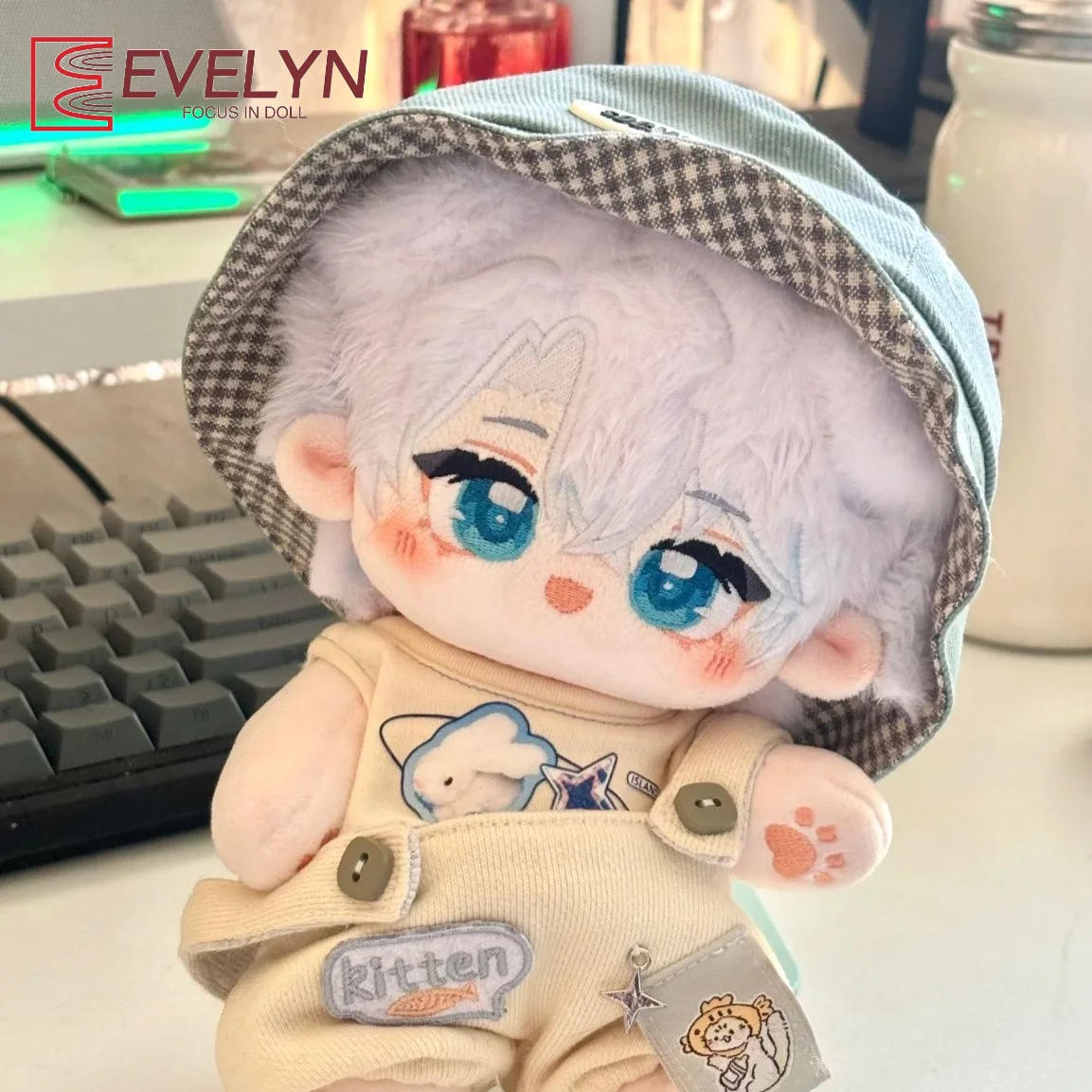 Evelyn 20 سنتيمتر أنيمي لعبة هونكاي: ستار Phainon أرقام لطيف تأثيري القطن دمية محشوة ألعاب من القطيفة دمية عارية للأطفال هدايا