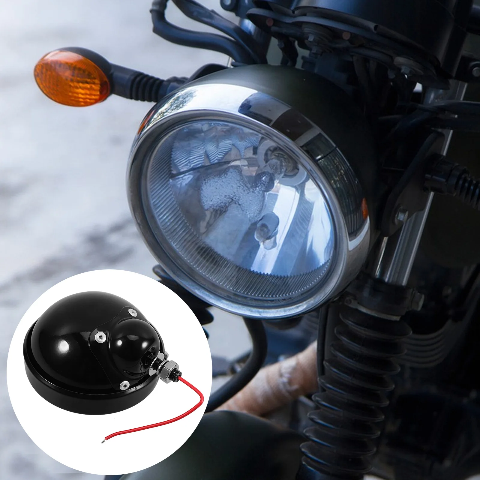 

Fog Light Protective Cover Lamp Covers Protection Motorcycle Cap Front Headlight Headlamp Foglight Guard Man