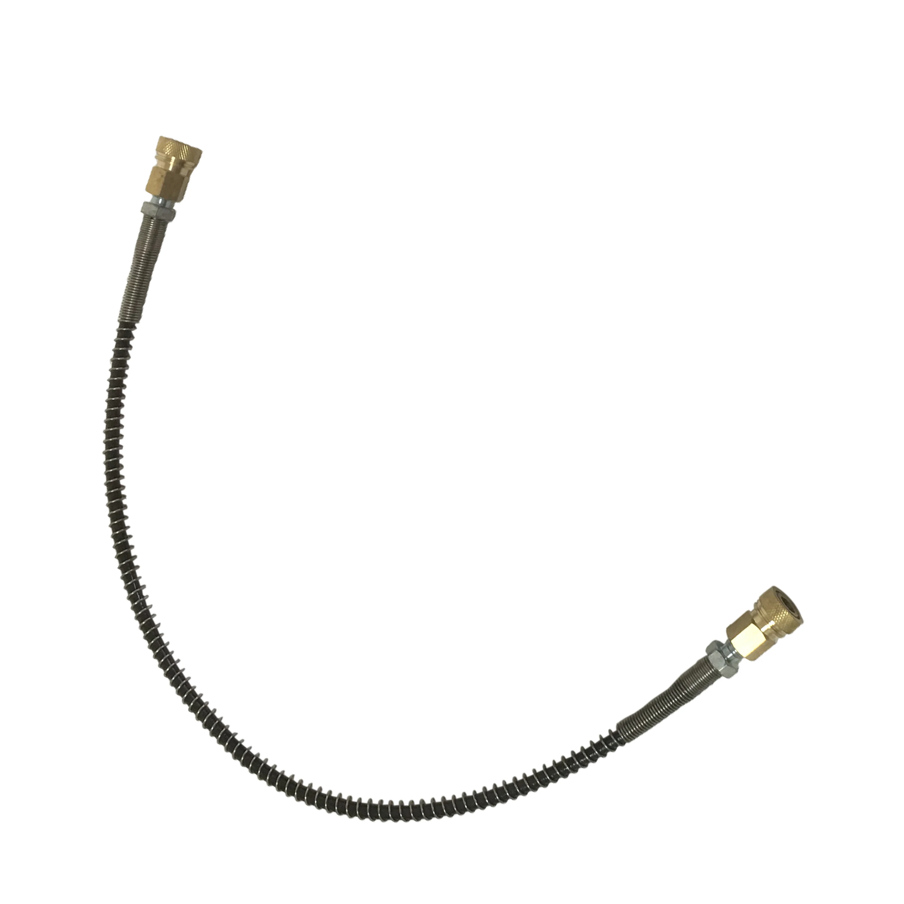 Tubo flessibile in Nylon ad alta pressione ACECARE da 50cm con giunti a connessione rapida filettatura M10x1 pneumatico PCP ricarica d'aria con avvolgimento a molla