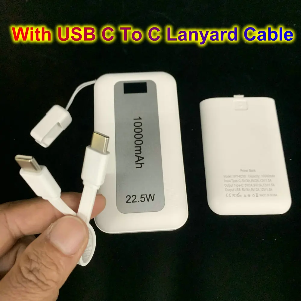 Obudowa Power Banku DIY na 2 baterie 21700, 22.5W, Pusta Obudowa Powerbanku na 2 szt. baterii 21700, Odłączane Pudełko 10000mAh — zdjęcie produktu 6