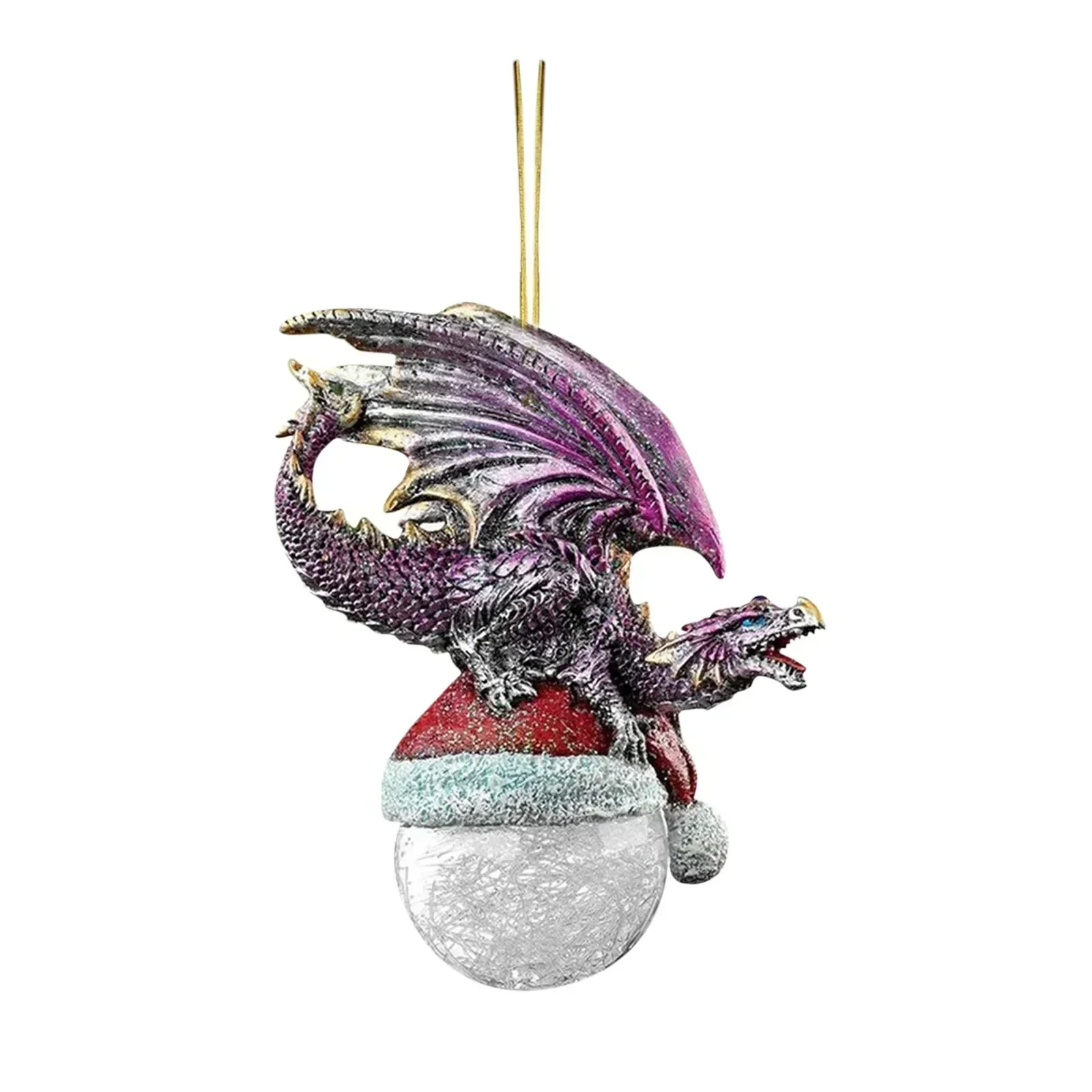 Acrylic Decoration Ornament Colourful Dragon Miniature Home Decor Holiday Christmas Decoration Christmas Tree Hanging Ornaments