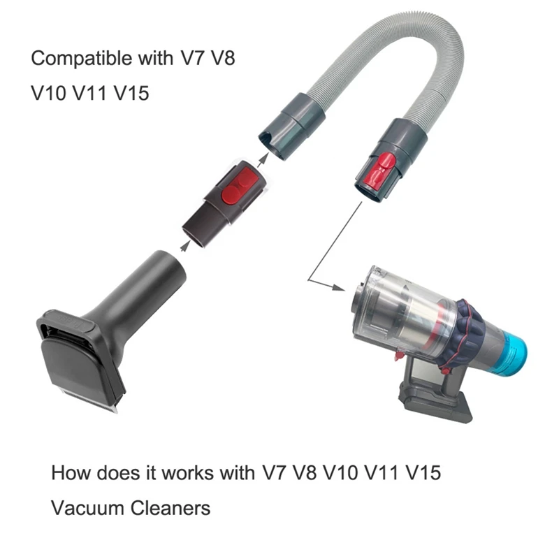 

Щетка для груминга домашних животных и гибкий Удлинительный шланг, совместимый с пылесосом Dyson V15V11V10V8V7 V6