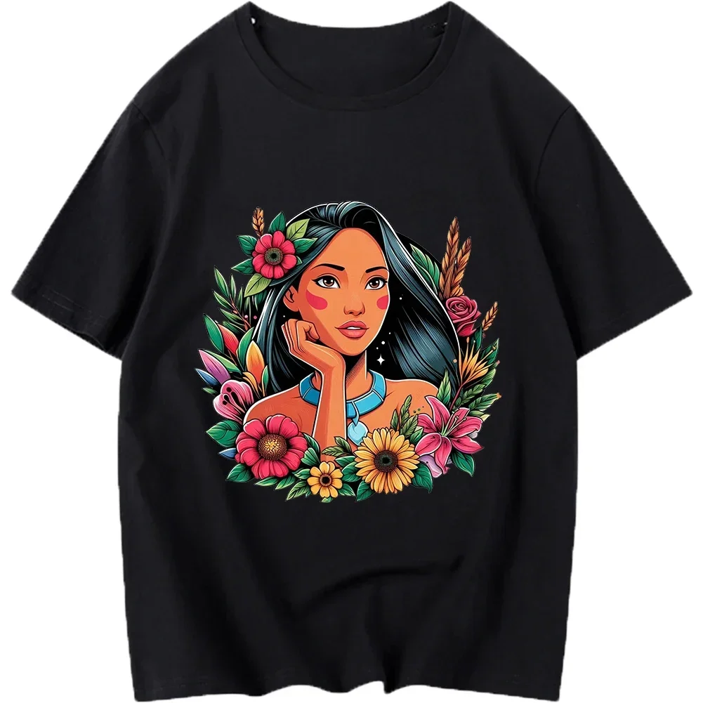 Disney Prinzessin Pocahontas Aufkleber zum Aufbügeln auf Wärmeübertragung für Kleidung, DTF, bedrucktes Vinyl, Thermoapplikationen, waschbarer T-Shirt-Aufkleber