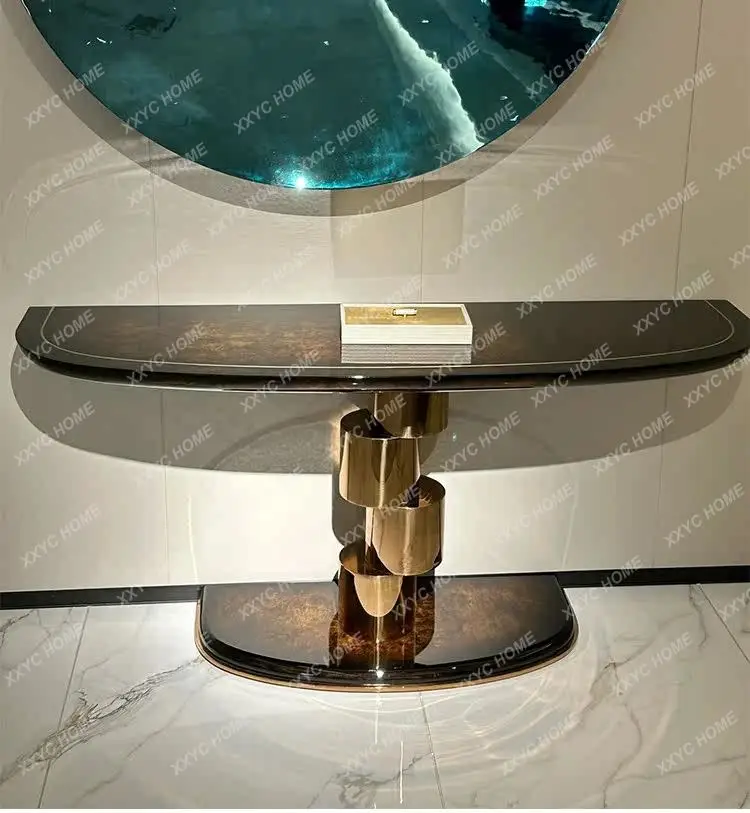 

Midcentry Metal entryways table ModernEntrance Hallway Console Table Luxury Lobby Wohnzimmer Tisch Living Room Furniture