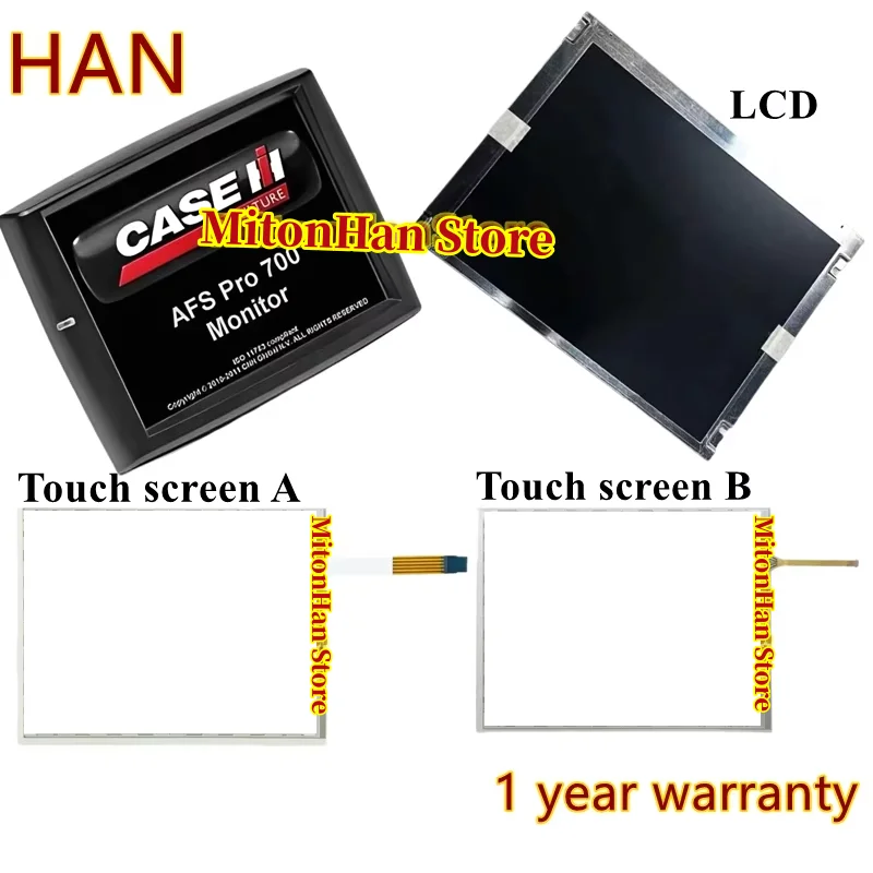 New  For Intelivew lV Pro 700  TS104A5B012 CASE AFS PRO 700 Monitor10.4 Inch Touch Panel Screen Glass Digitizer LCD Display