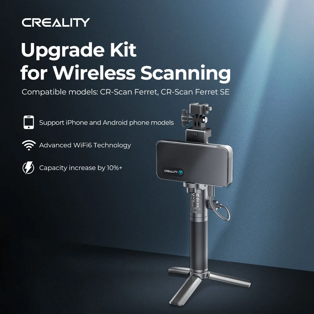 CREALITY CR-Scan Ferret/CR-Scan Ferret SE Kit di aggiornamento per scansione wireless WiFi6 Supporto ponte wireless Win/MAC/iOS/Android