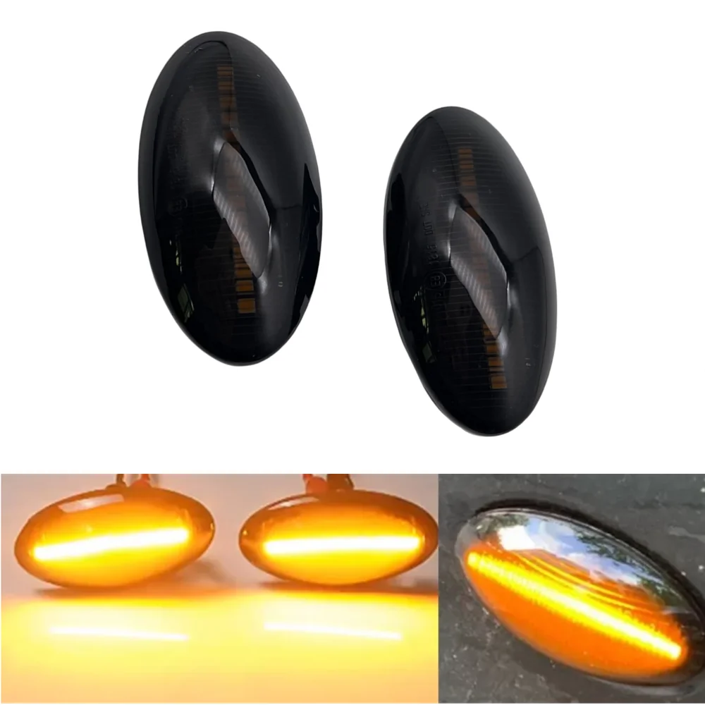 Dynamic LED Turn Signal Side Marker Light For Suzuki Swift FZ/NZ  RZ/AZ SX4 EY/GY For Fiat Sedici For Opel Vauxhall Agila Mk2