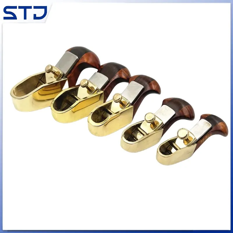 

DIY Tools Manual Push plane Gorgeousness Thumb brass bottom convex bottom Cutter Curved Sole planes Planer,luthier woodworking