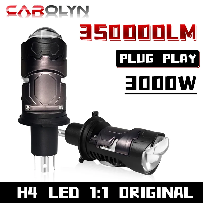 

carolyn H4 Projector Lens LED Car Headlight Bulbs 80000LM 800W CANBUS Turbo Auto Bulb H4 High Low Light bulb12V 24V
