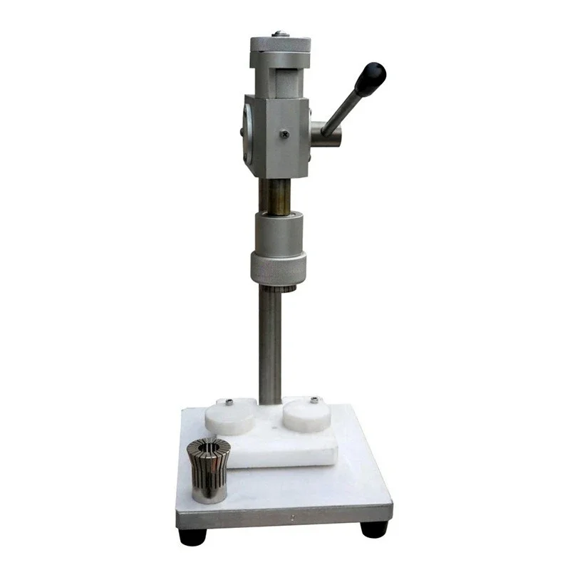Semi-automatic capping machine, cosmetic products, capping machine, aluminum cover, aluminum-plastic cover rolling machine
