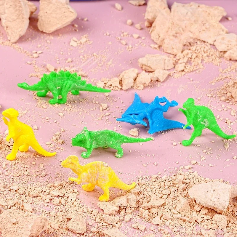 Simulação de escavação arqueológica dinossauro modelo brinquedo crianças ciência construção varas para crianças brinquedo educativo para crianças