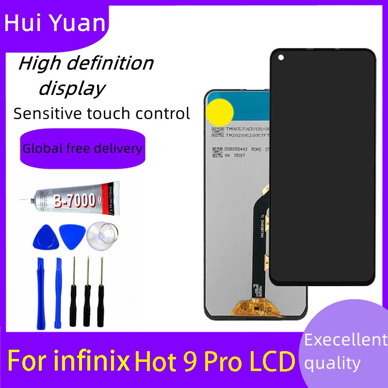 6.6\'\' Original LCD For Infinix Hot 9 Pro Display Assembly Digitizer Touch Screen For Infinix Hot 9 X655C X655 X655D LCD