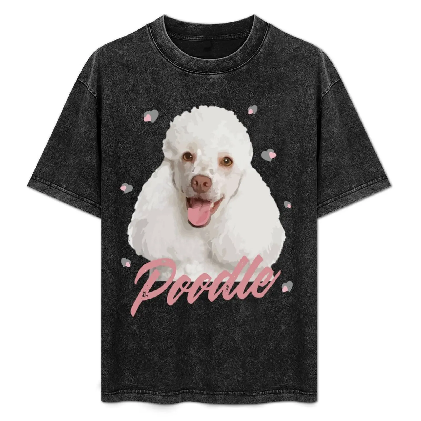 

Beautiful White Standard Poodle! Especially for Poodle Lovers! T-Shirt quick-drying blanks tops men graphic t shirts