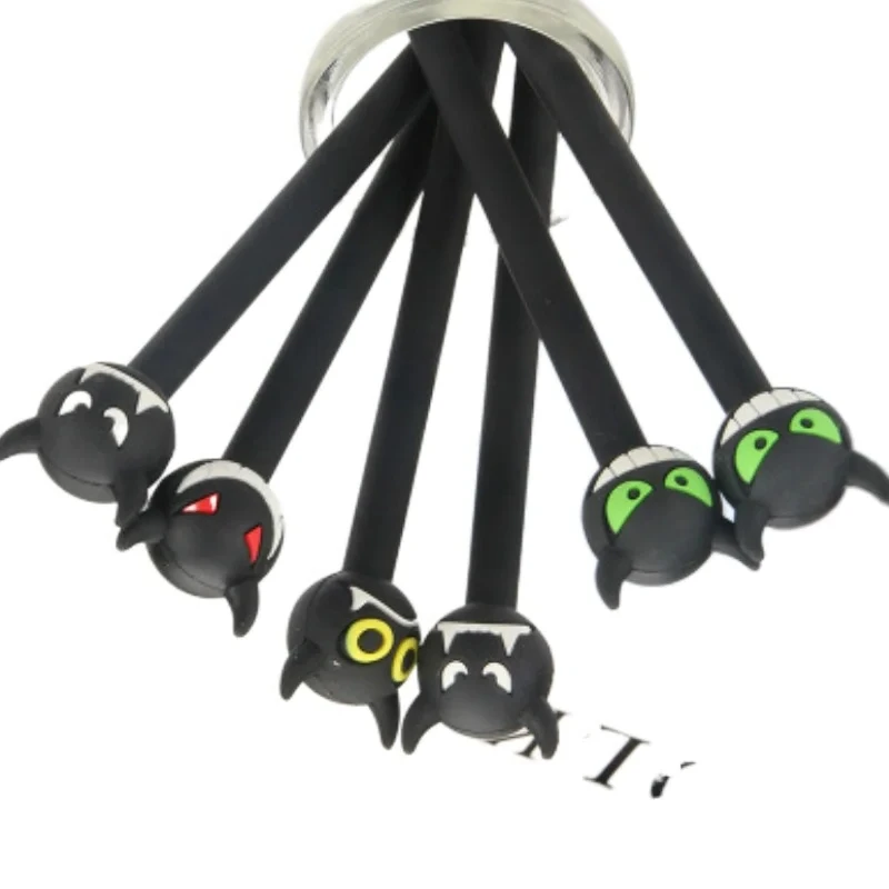 

24 шт. Гелевая ручка Cool Demon, милые тонкие ручки для подписи, ручка для письма 0,5 мм, 24 упаковки