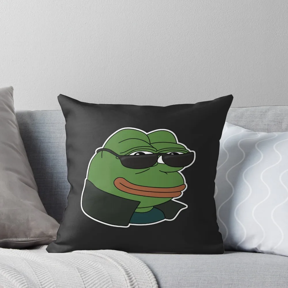 

EZ Pepe Throw Pillow Embroidered Cushion Cover Sofa Cushions Covers