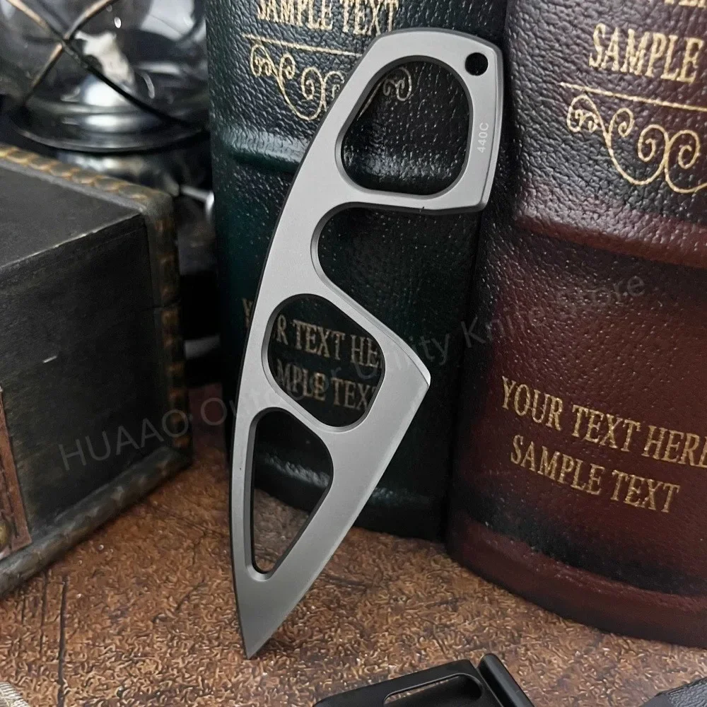 Hot Sale Mini Fixed Blade Knife Stainless Steel Necklace Knife with Sheath Survival Camping Tool EDC Outdoor Utility Knife