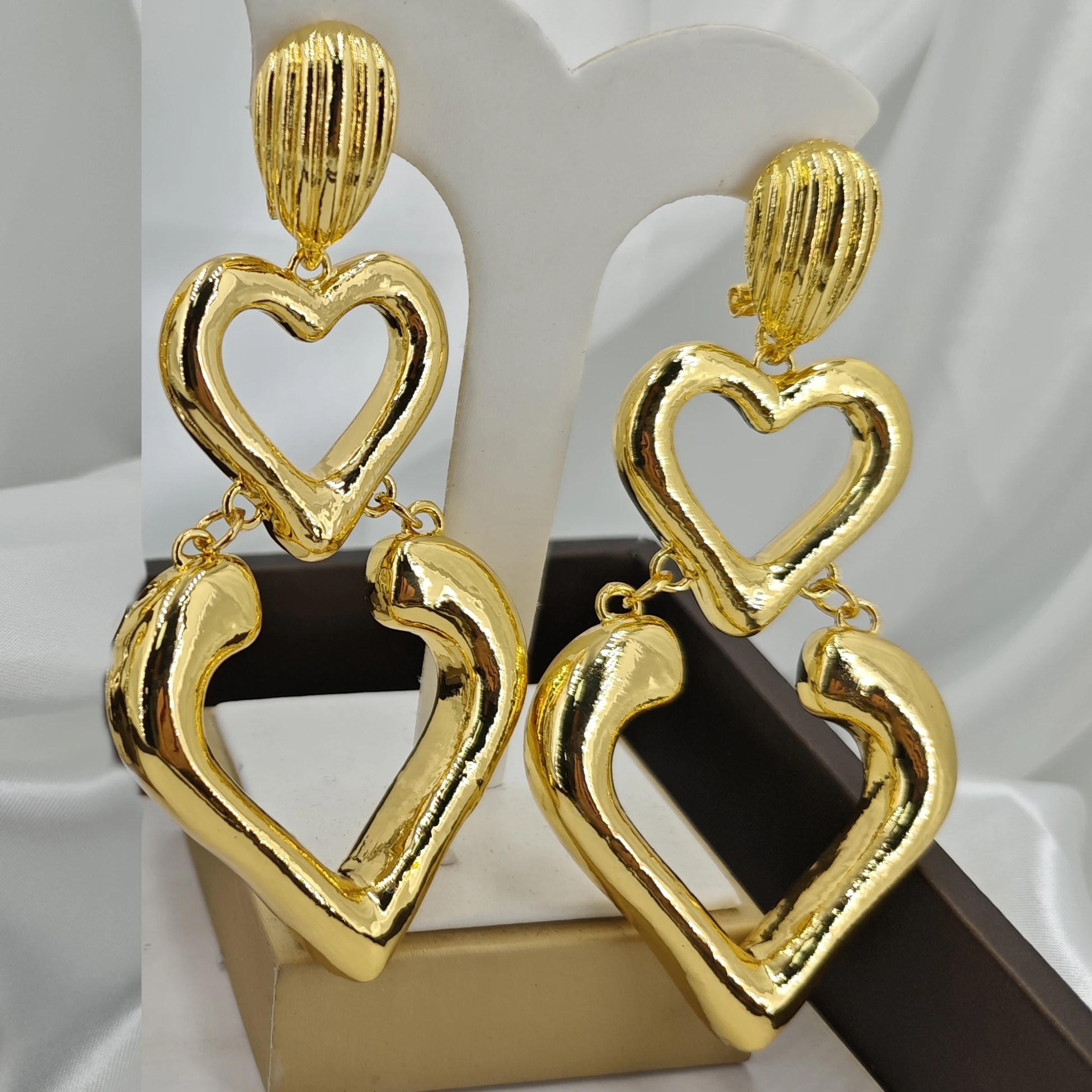 New Trendy Hoop Earrings Set Big Geometry Circle Earring for Women Fashion Girls Gold Color Metal Hyperbole Party Jewelry Gifts